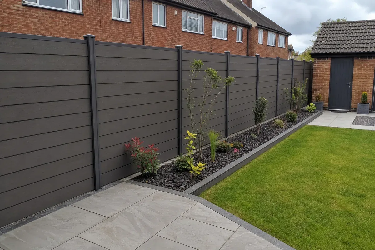Low maintenance composite fencing in Dudley